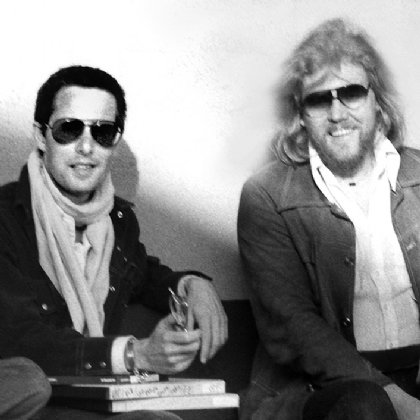 William Friedkin (Director of Sorcerer) with Edgar Froese in 1977 © Monique Froese/Eastgate