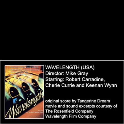 Tangerine Dream - Wavelength (1983)