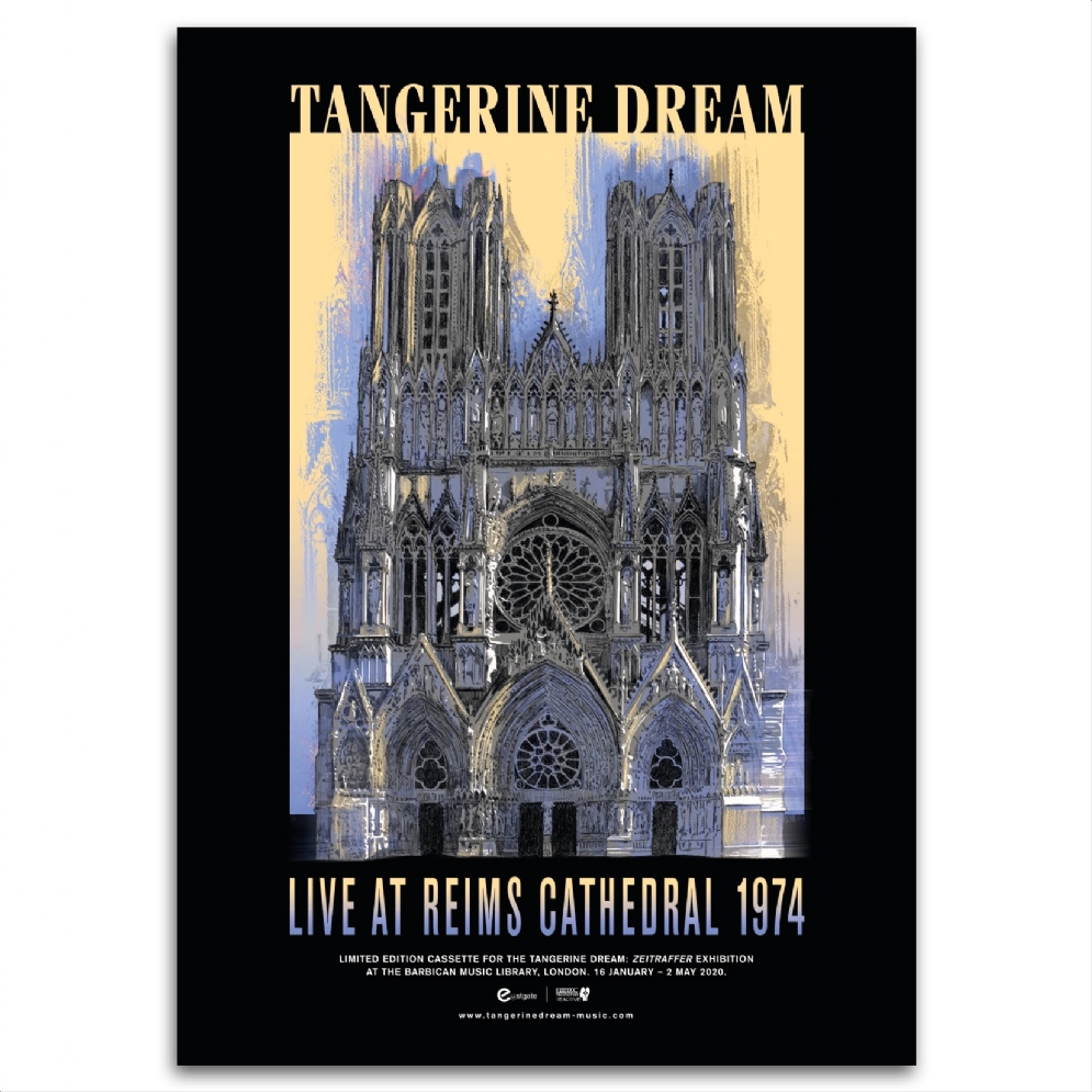 TD Merchandise Poster "Live at Reims Cathedral 1974" © Melanie Reinisch