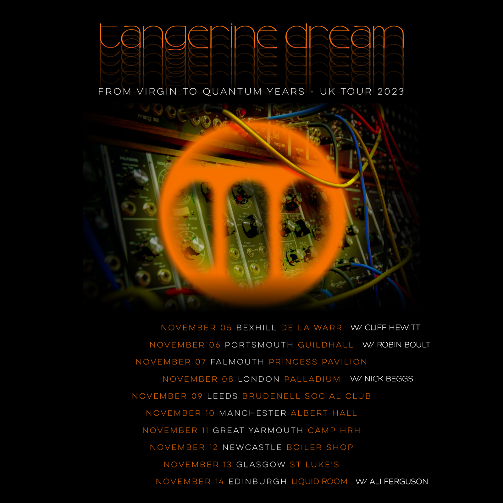Tangerine Dream UK Tour 2023